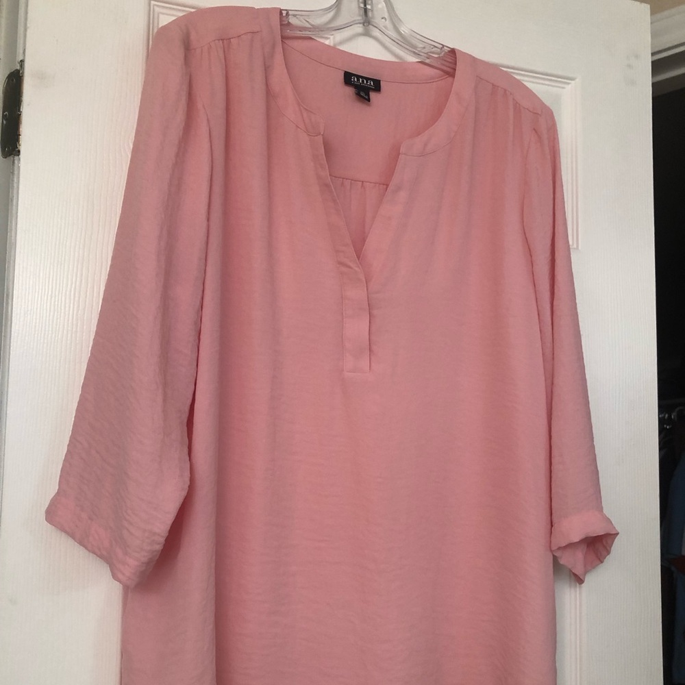 !!!2 for $10!!!A.n.a pink blouse size XL